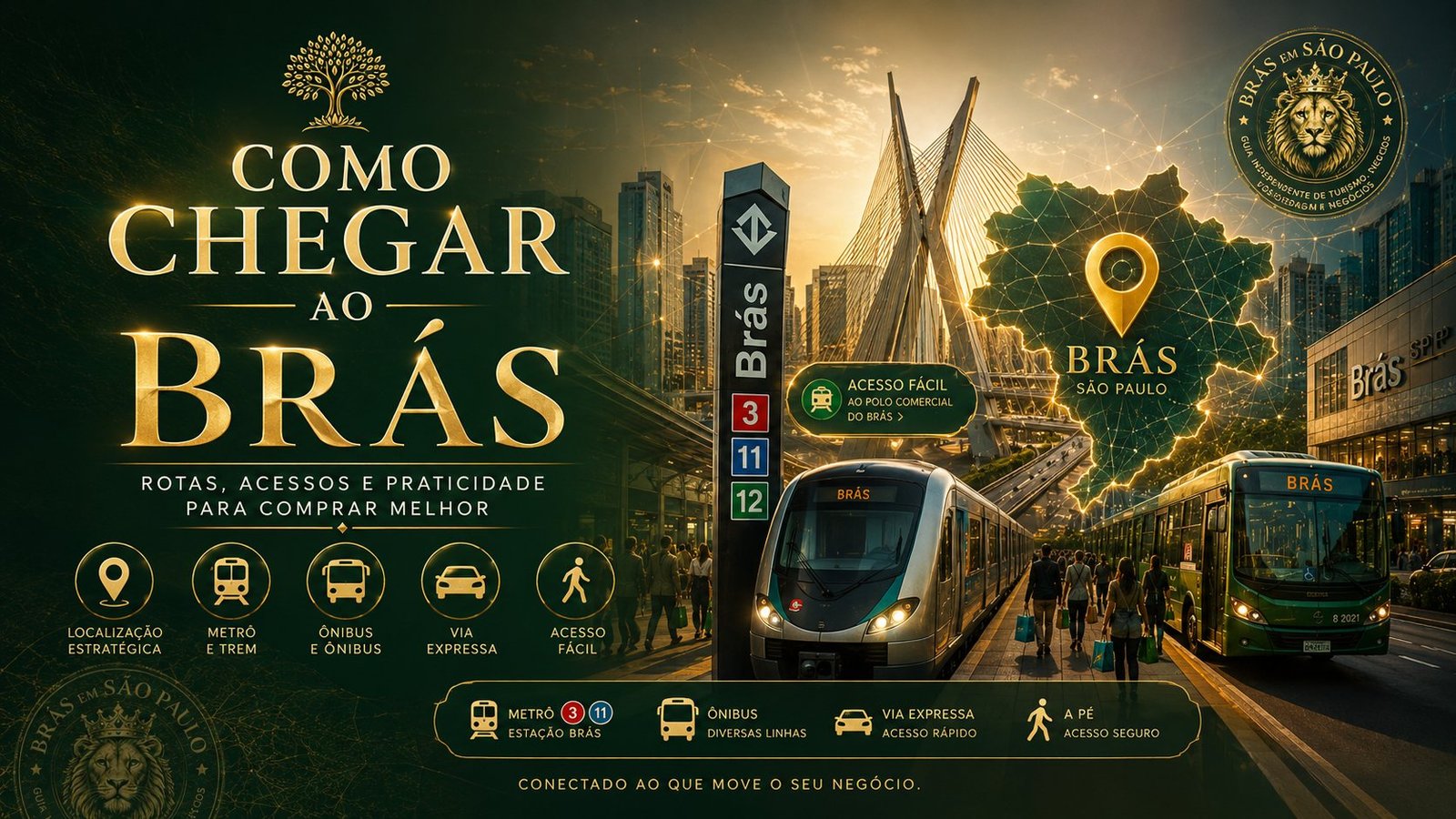 Como chegar ao Brás, rotas, acessos, metrô, ônibus e praticidade